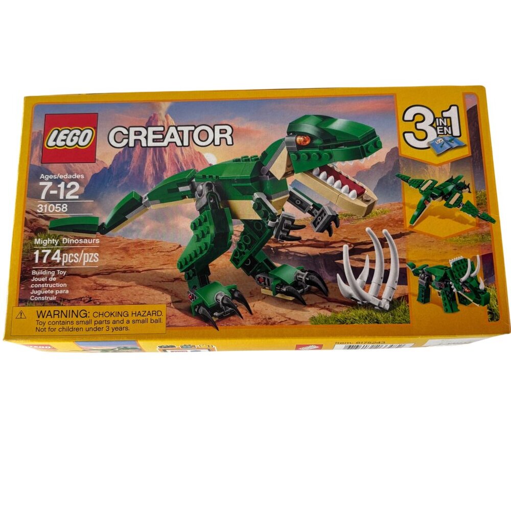 Lego Creator 3-In-1 Mighty Dinosaurs 31058 Building Set